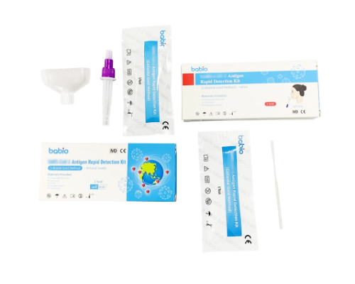 Vilka är teststegen för Baibo Antigen Test Antigen Detection Kit?